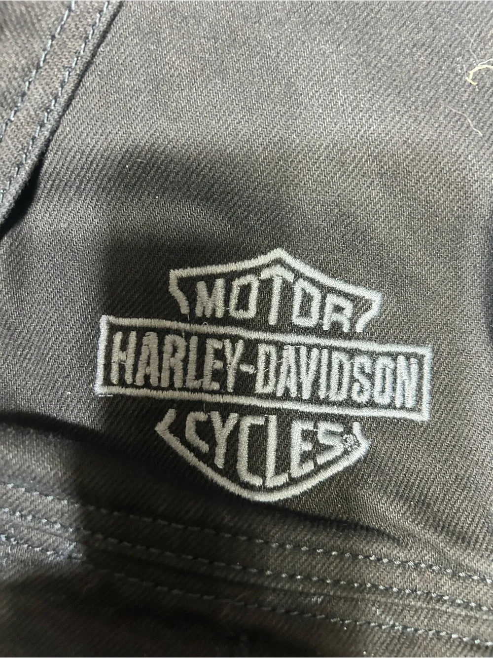 Harley-Davidson Black Jacket with Subtle Contrast Stitching